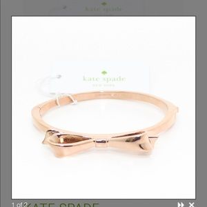 Kate Spade Love Notes Bow Rose Gold Bangle/Bracele
